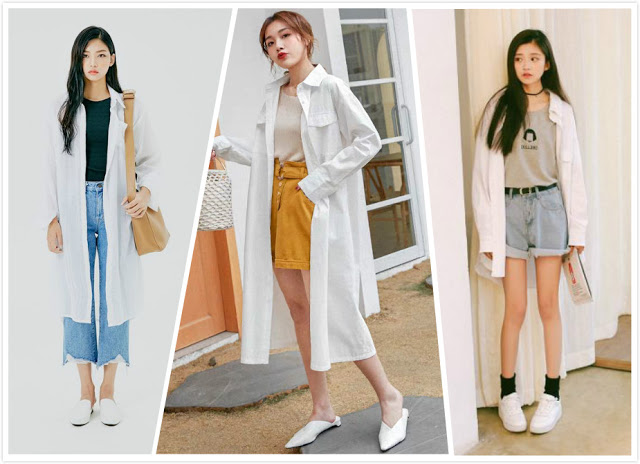 韩版衬衫裙怎么搭配好看,韩国条纹衬衫裙怎么穿