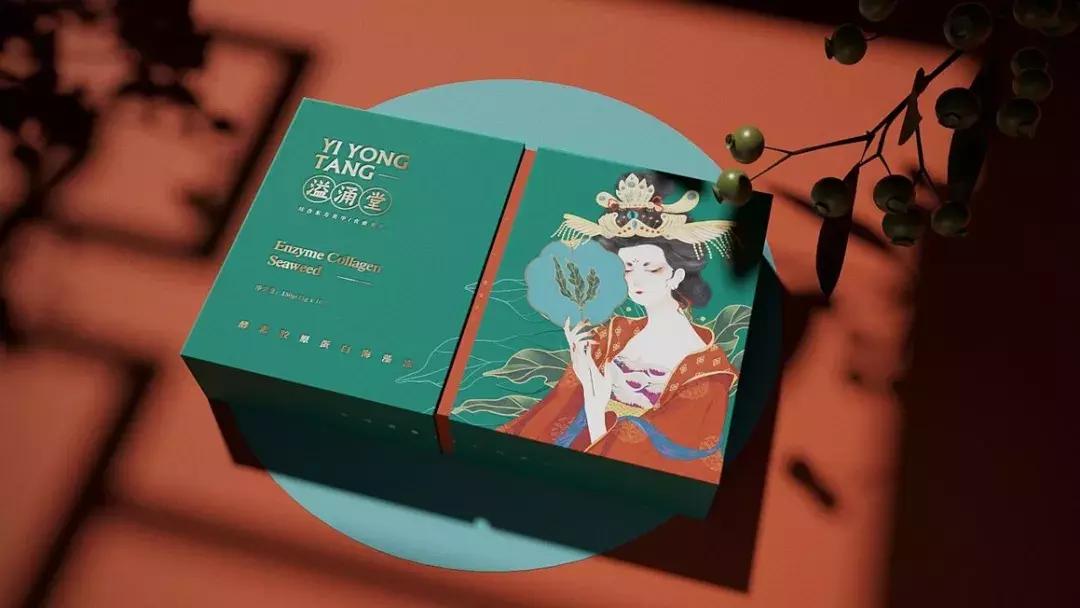 食品包装设计插画风,包装设计中国风元素