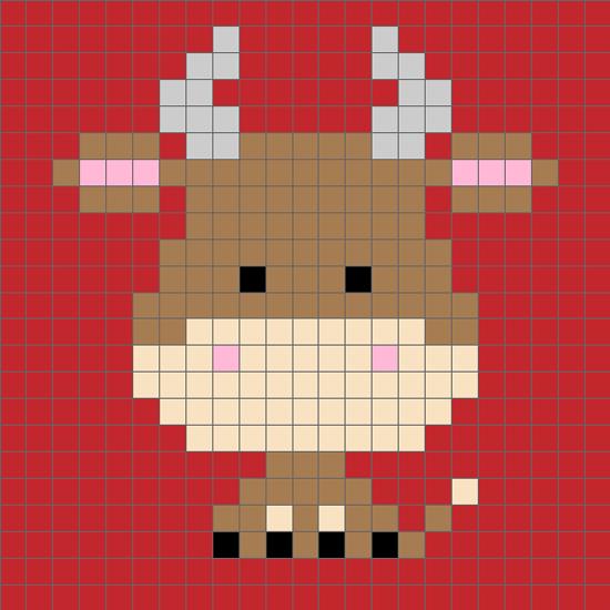 钩针钩的十二生肖图解,十二生肖钩针图解