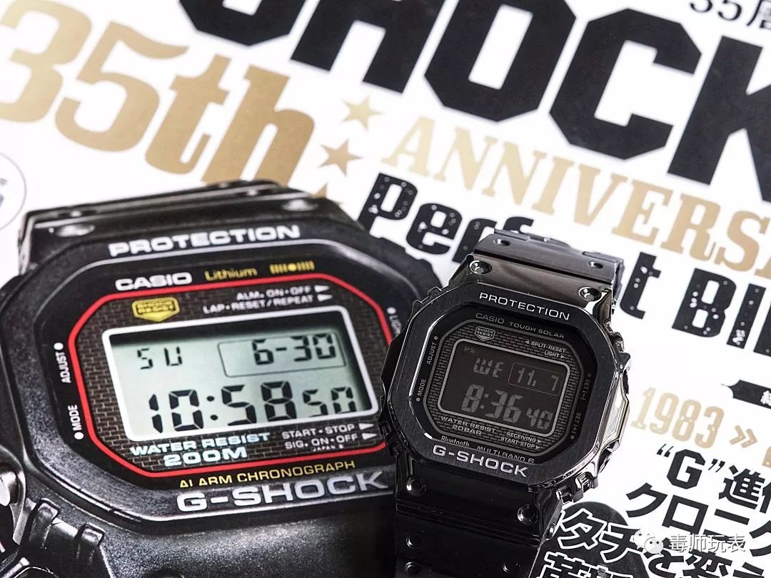 卡西欧小方块35周年和普通版,卡西欧小银块35周年限量款测试