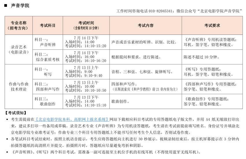 2023年北京电影学院校考时间,北京电影学院校考报名过程