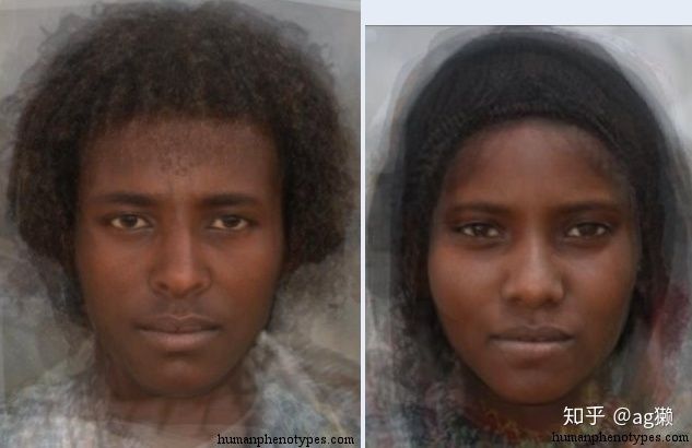 「世界人类图鉴」人类的摇篮:撒哈拉以南非洲居民的平均脸