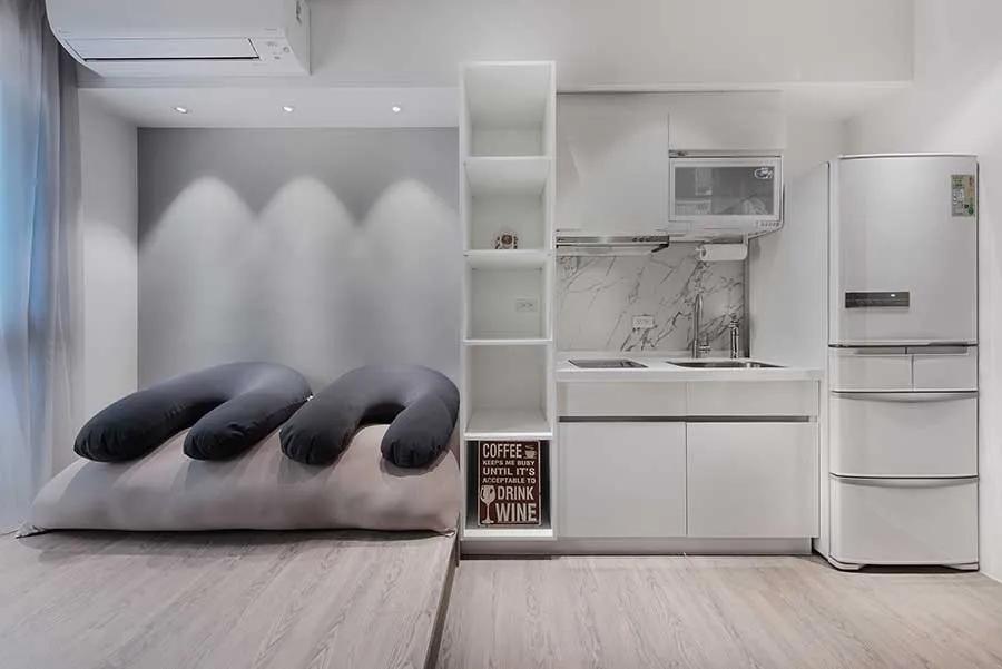 35平小户型一室改两室,23平米两层小户型改造