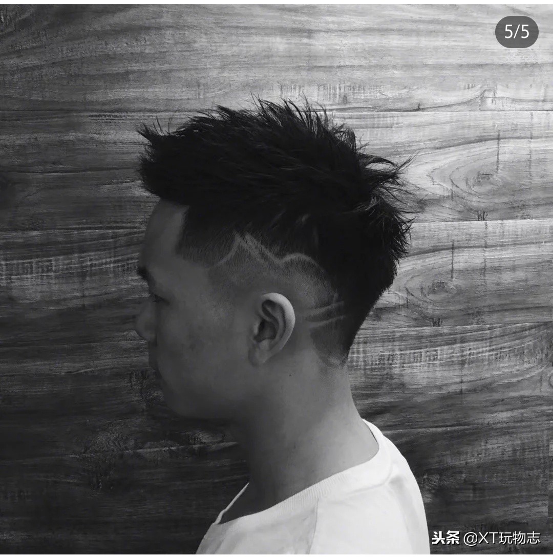 男士潮流卷发发型,女士剪个潮流的男士发型