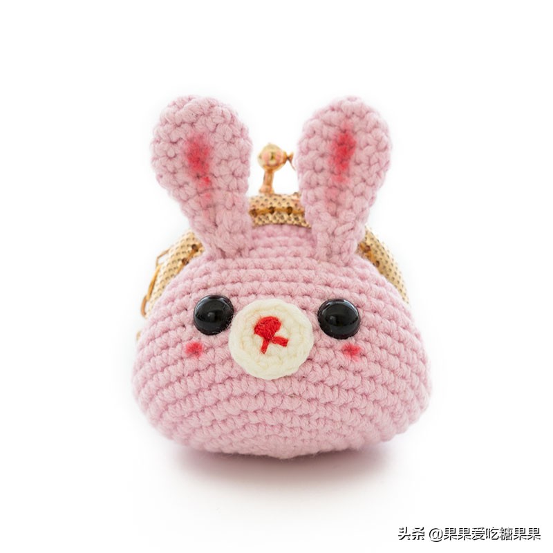 让人爱不释手的手工编织零钱包，迷你卡通造型口金包，附图解教程