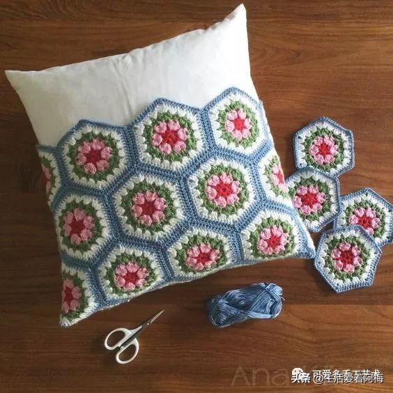 独一无二的抱枕套钩织教程,枕头套毛线钩织教程视频