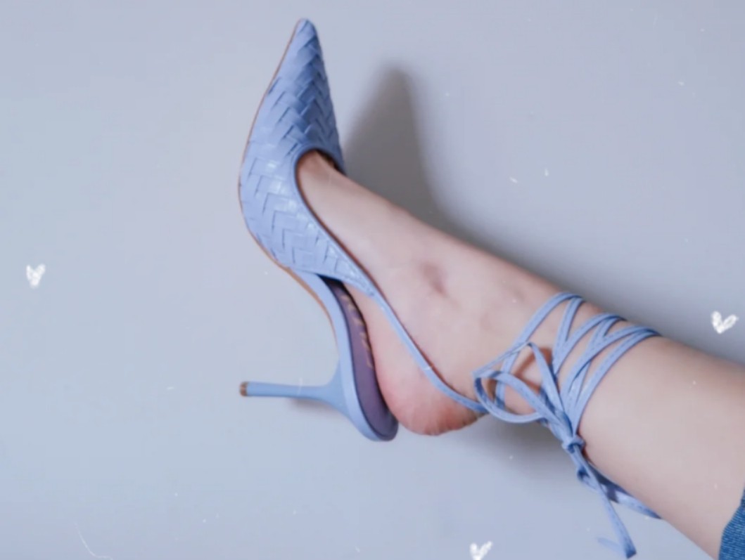 zara高跟鞋日常穿搭款,zara蝴蝶结高跟鞋bling