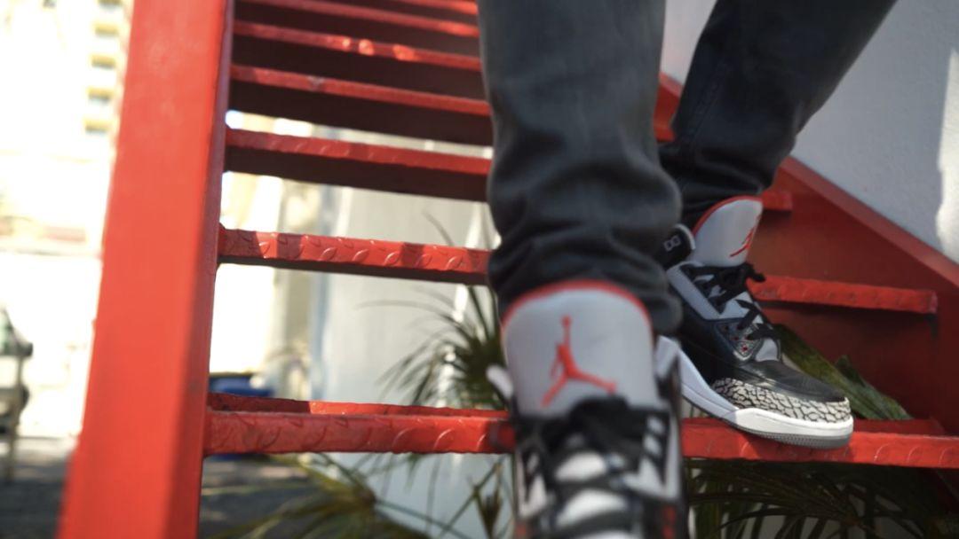 藤原浩都偏爱！AirJordan3“黑水泥”，爆穿5年后是什么样？