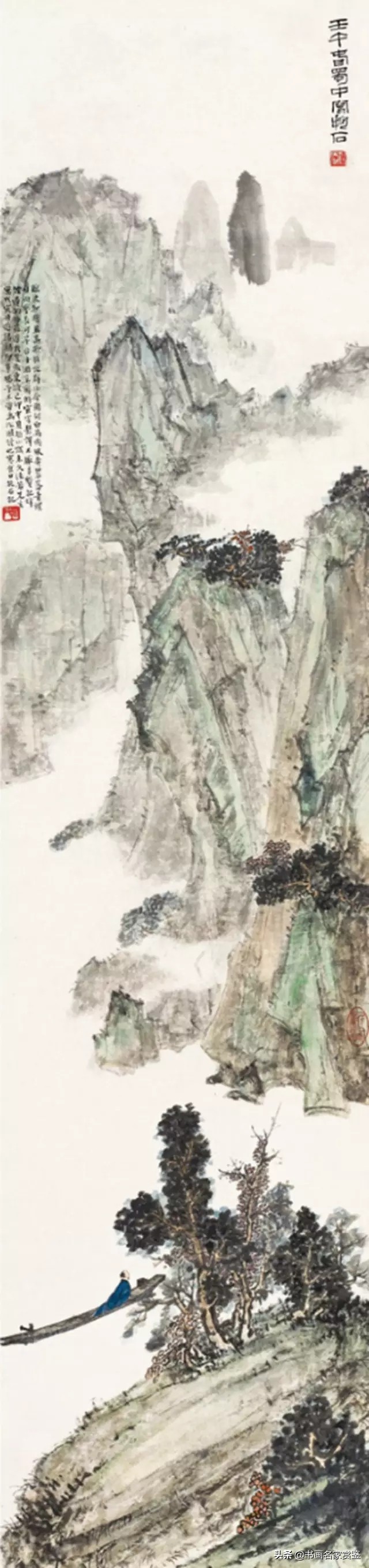 傅抱石大师作品图片,中国画坛巨擘