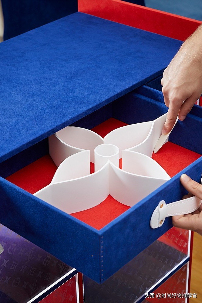 LV新包|NBA合作系列：篮网元素，红白蓝3色细节