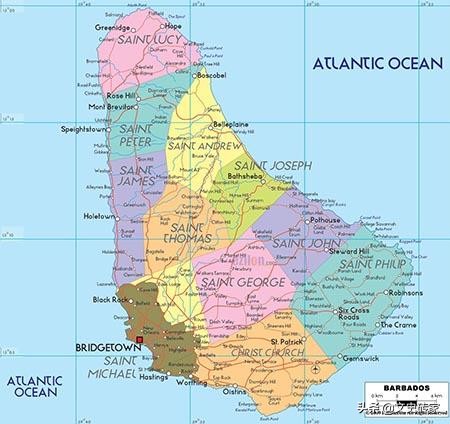 全球唯一的黑人发达国家，面积不到香港的40%，人均收入是中国2倍