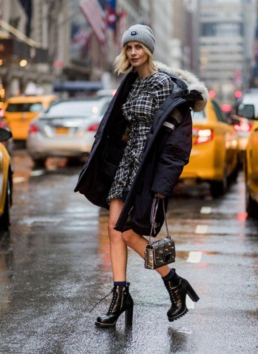 三木冬季羽绒服时尚穿搭,三木大衣怎么穿搭