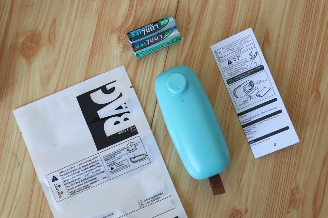 折叠封口零食袋妙招,封口机小型家用零食专用封口器