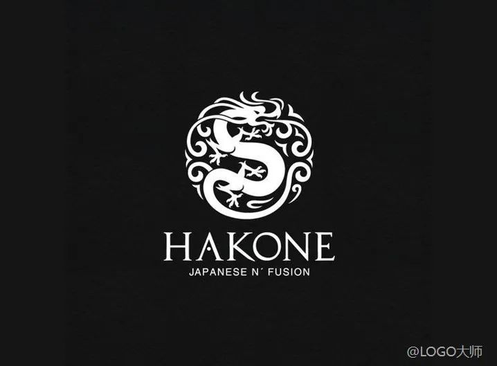 龙主题创意logo设计欣赏,龙logo设计中国风