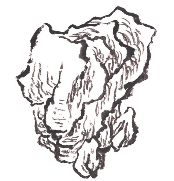 山石的常用皴法,山石的各种皴法介绍