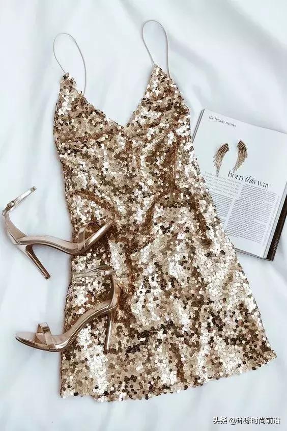 美炸了的吊带裙也挑人，会露才是王者
