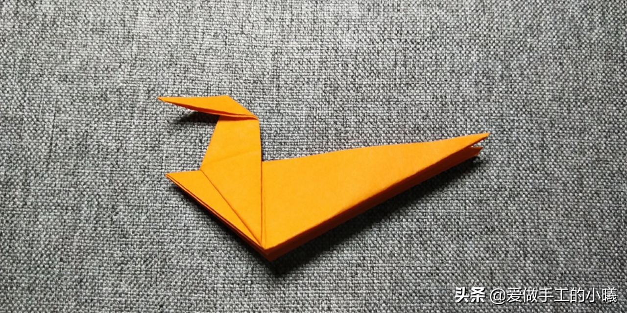 折纸教程：简单霸王龙折纸图解，学会了教小朋友不错呦