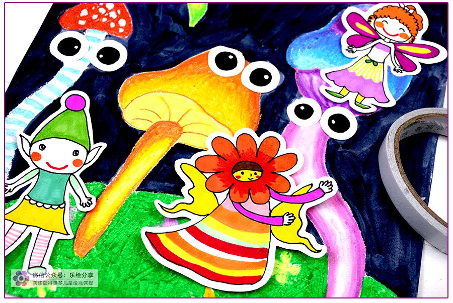 美丽的城堡绘画,儿童画城堡绘画教程