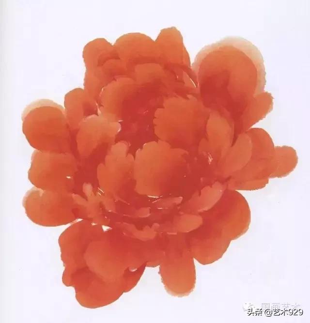 写意牡丹花篮画集锦,画写意牡丹叶子诀窍