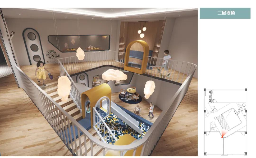 “盒子”在空间中的运用——厦门早教中心