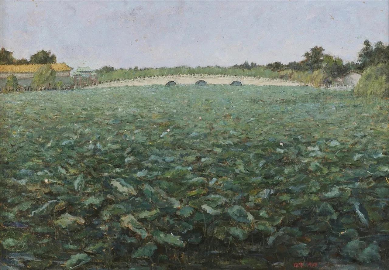 李瑞年油画静物花瓶,中国著名油画风景画前十名