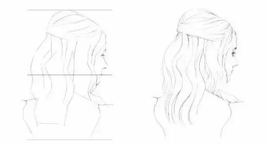 如何简单画出好看的头发颜色,如何画好看的头发教程