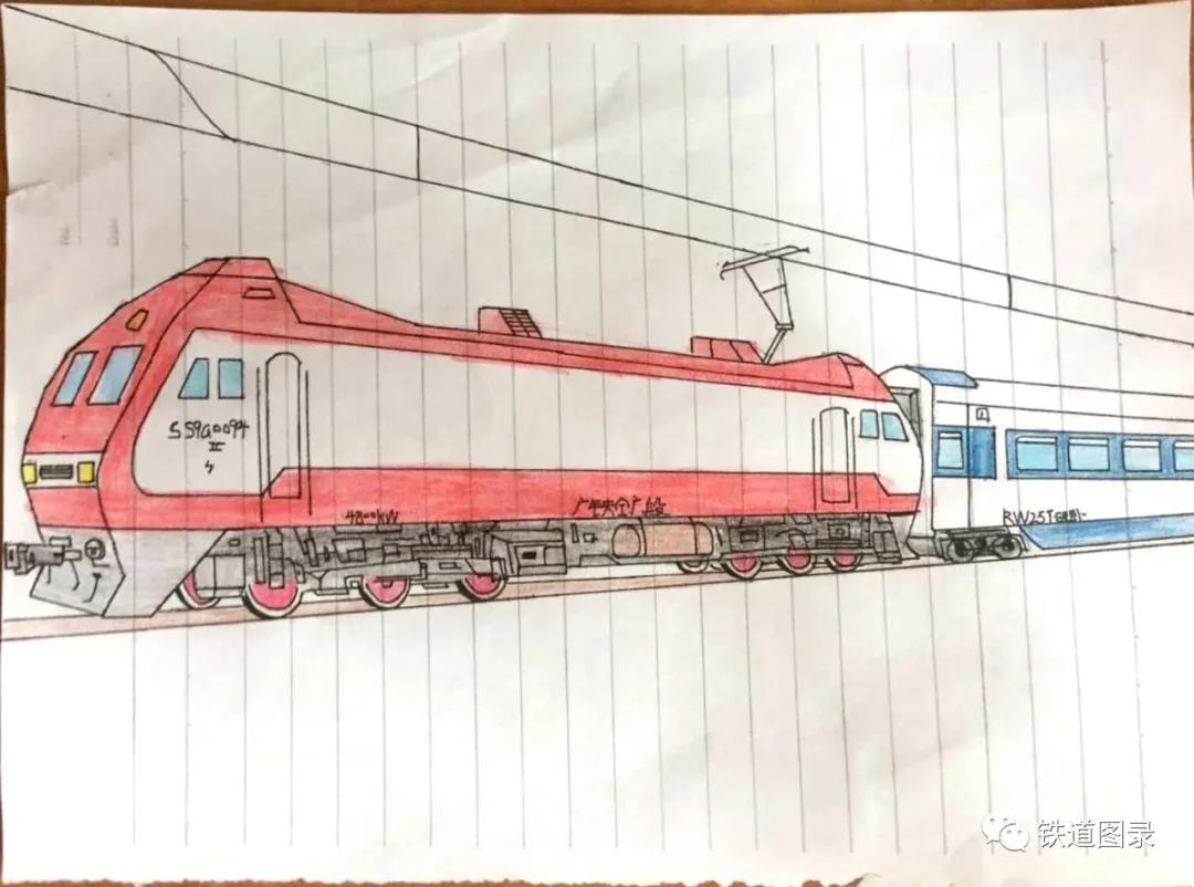 铁路人文:手绘火车