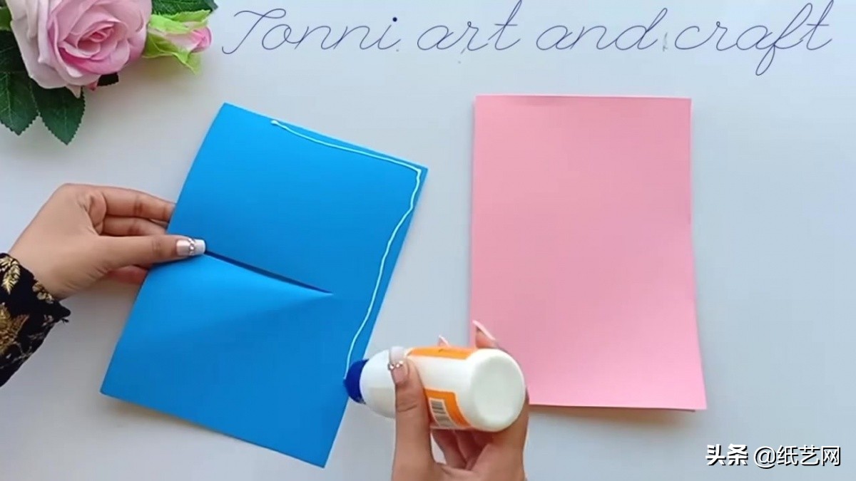 新年贺卡用卡纸还是彩纸,一看就会的超简单手工新年贺卡