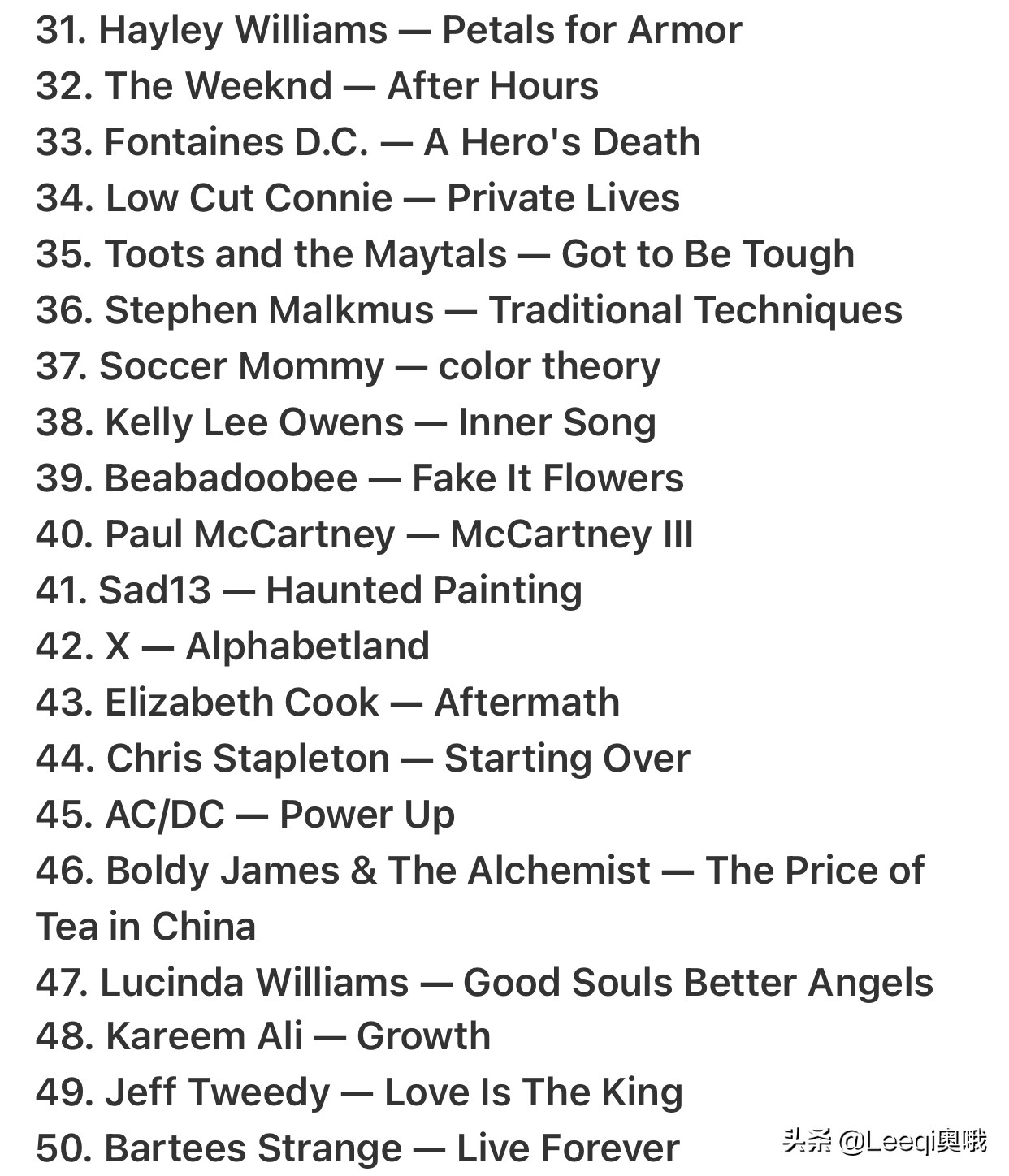 滚石200大专辑完整榜单,滚石杂志500张历代最强专辑