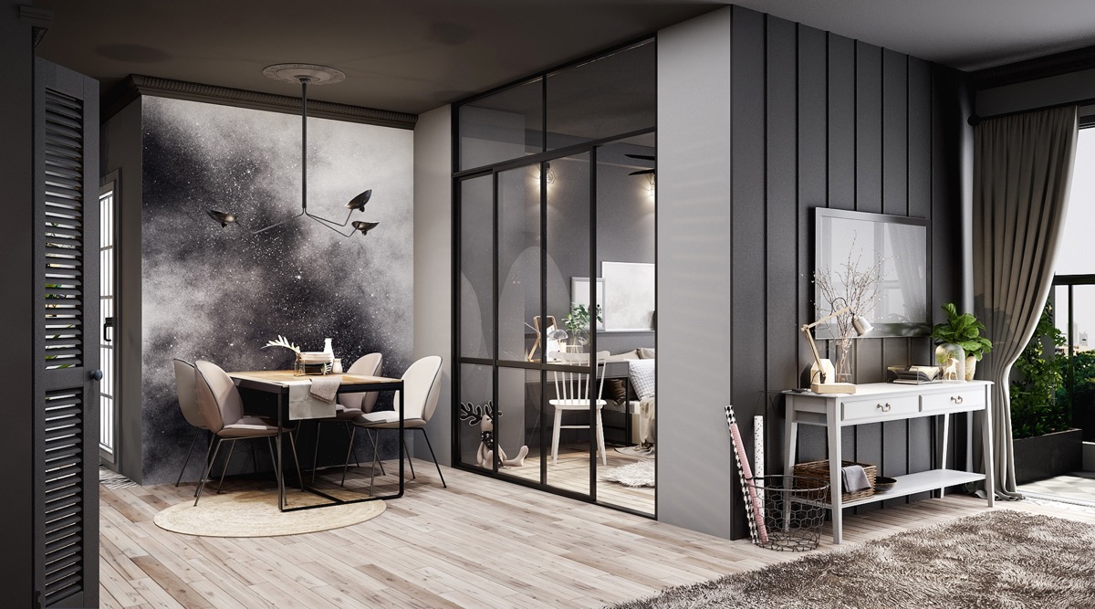 一室一厅小公寓怎么装修好看,一字型小公寓装修设计30平方米