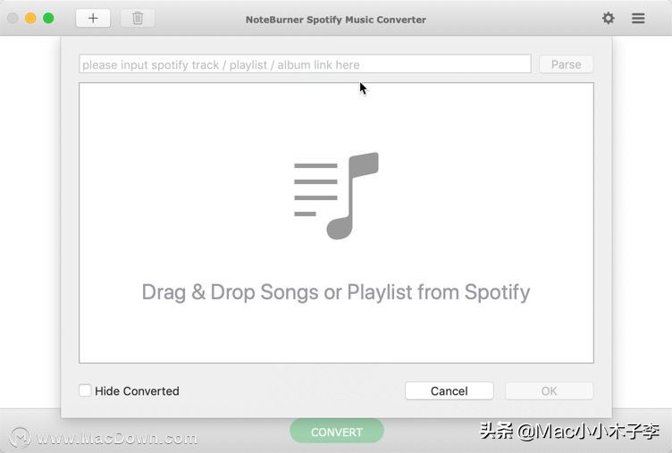 NoteBurnerSpotifyMusicConvertermac,音频转换器v1.1.11