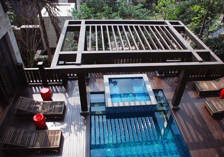 100个平方别墅花园布局图,13个空间的豪宅别墅