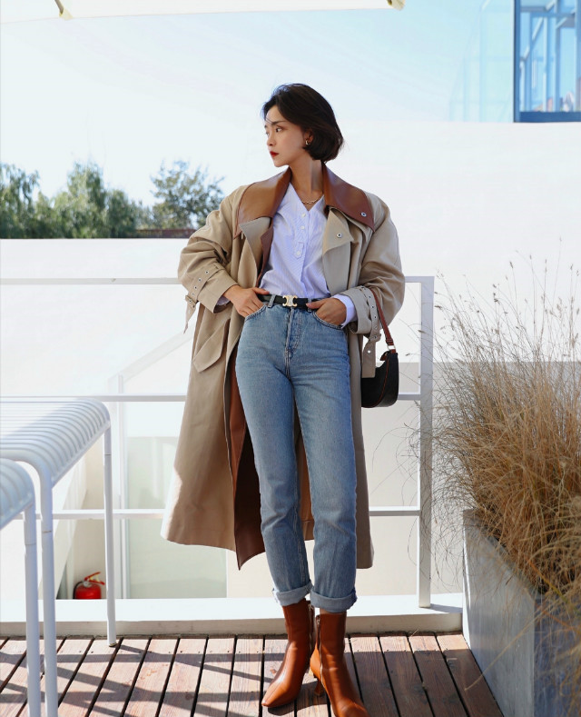 短靴中筒显腿长,短靴中筒靴