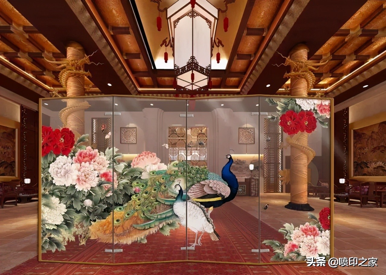 手工玻璃喷绘,橱窗玻璃喷绘