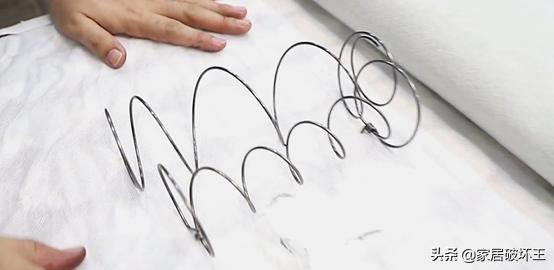 顾家1075床垫拆解,顾家弹簧床垫