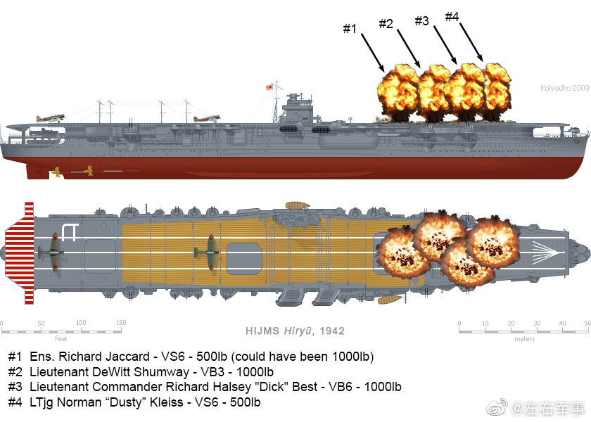飞龙号航空母舰被击沉视频,飞龙号航空母舰被击沉现场