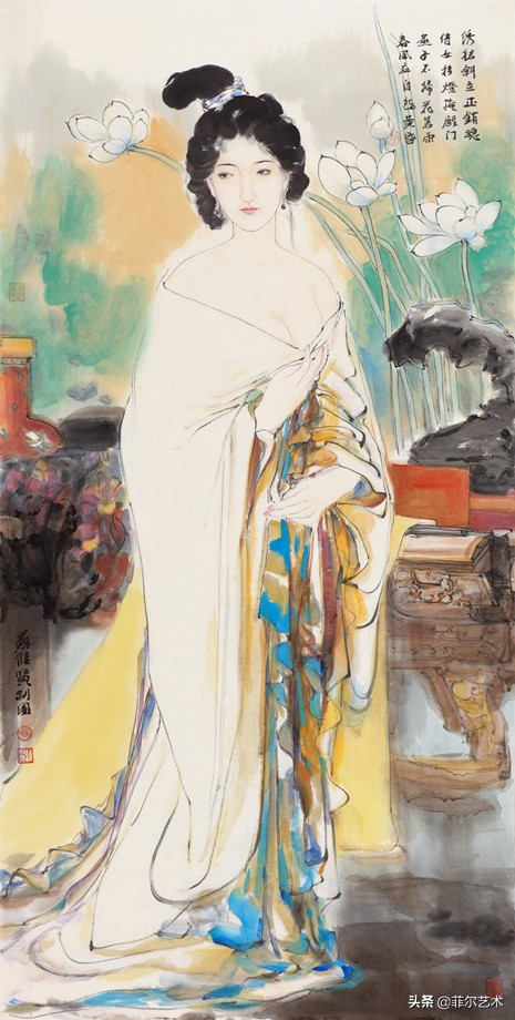 苏维贤人物画作品欣赏,苏维贤人物画艺术