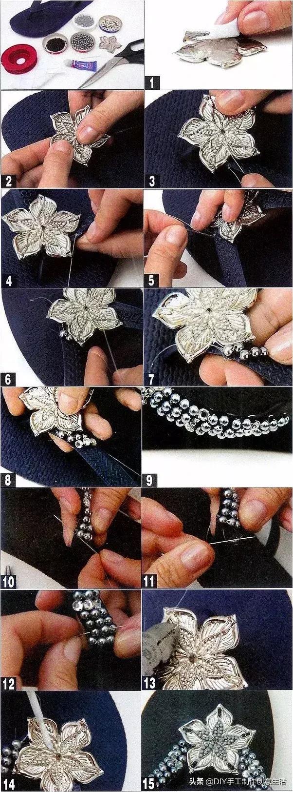 人字拖改造一下秒变时尚潮流风,穿人字拖也可以很高级