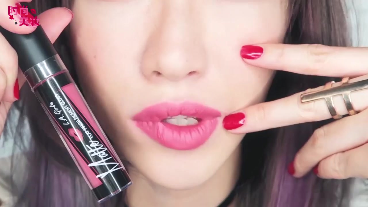 lagirl蜜桃豆沙眼影教程,lagirl眼影黑黄皮日常画法469