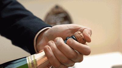 被香槟酒瓶塞打懵是一种什么体验?沙雕们纷纷给出答案