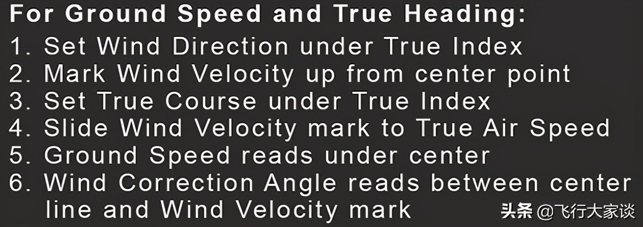 传统领航—E6B领航计算尺风面的使用（2）