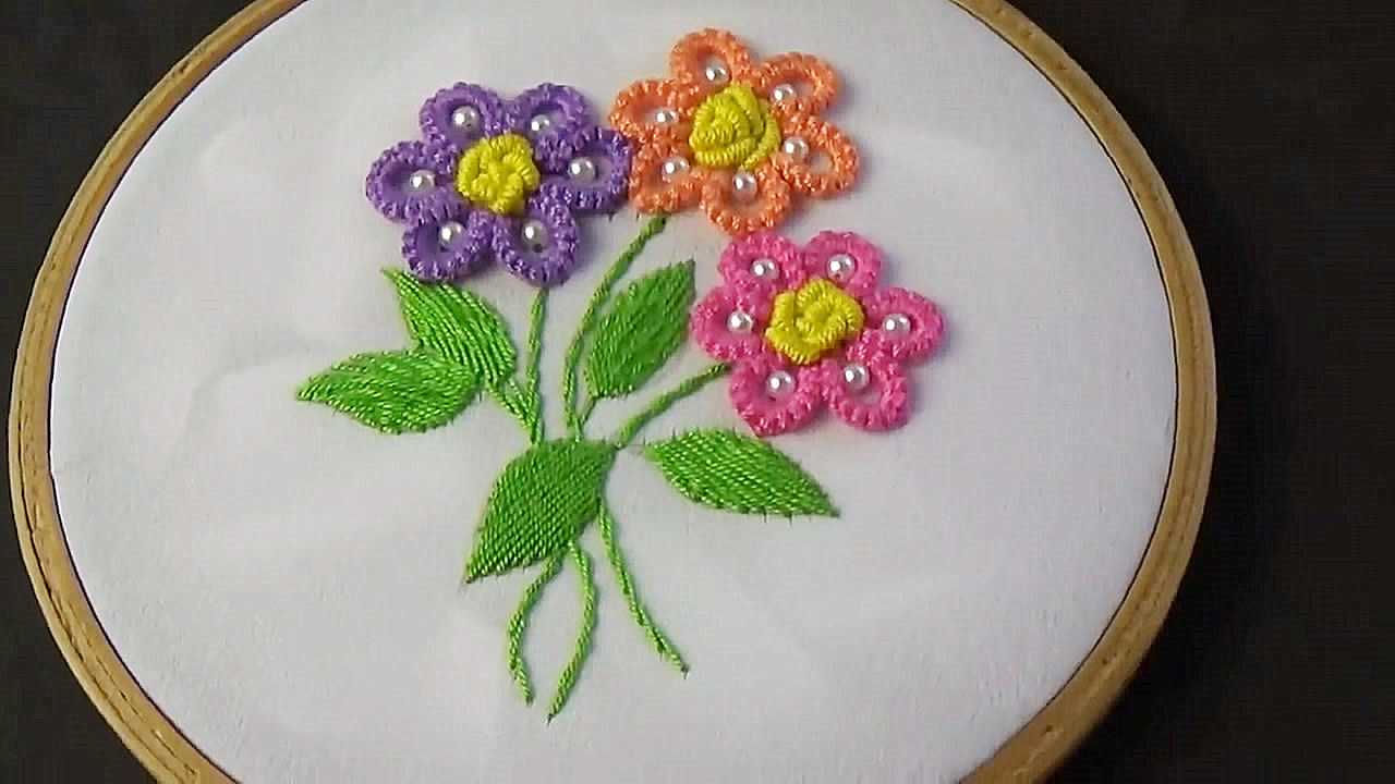 如何快速学习绣花,怎么学习绣花针法