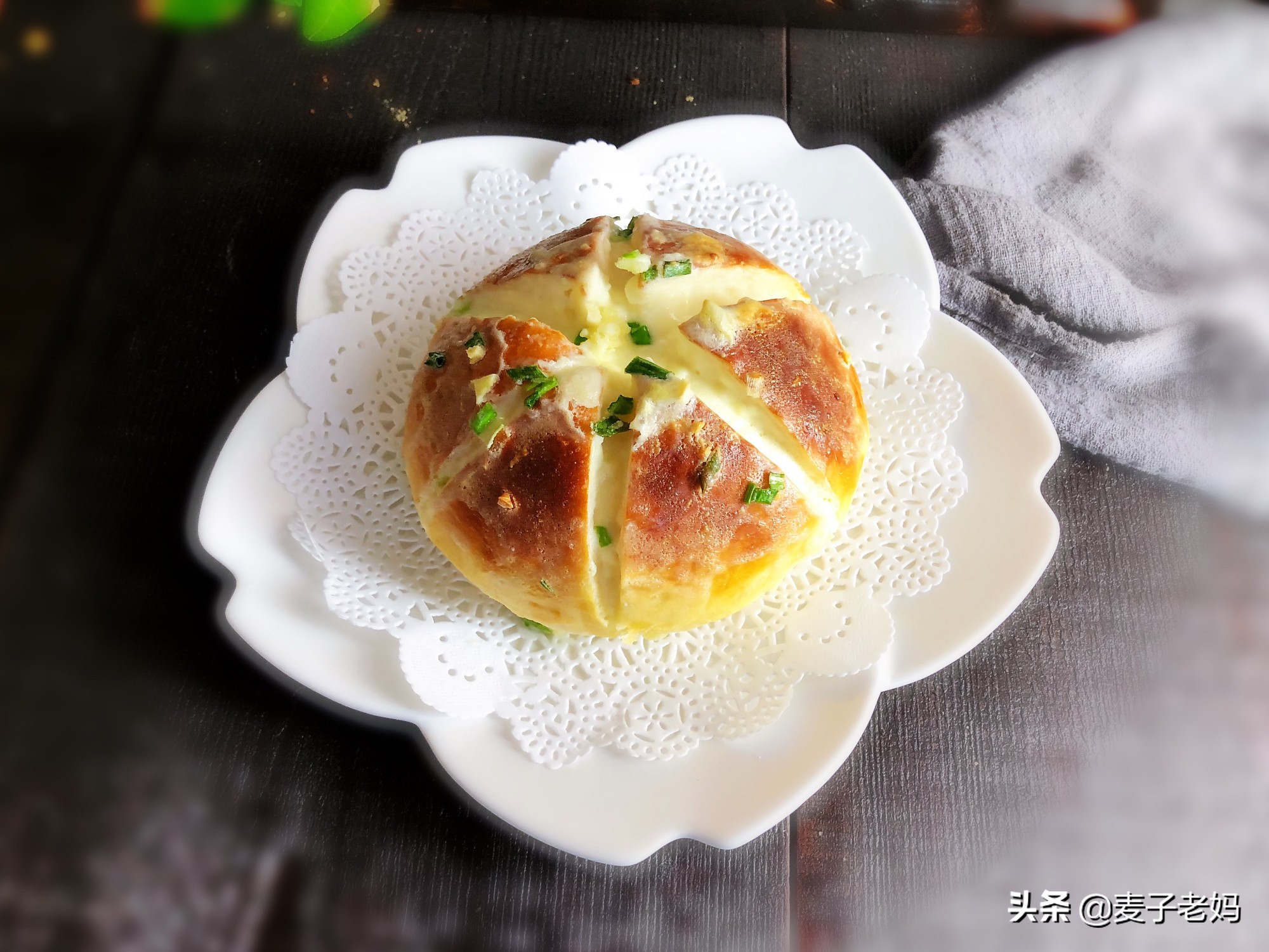 风靡韩国的网红面包,不用烤箱烤简单又方便的拉丝面包