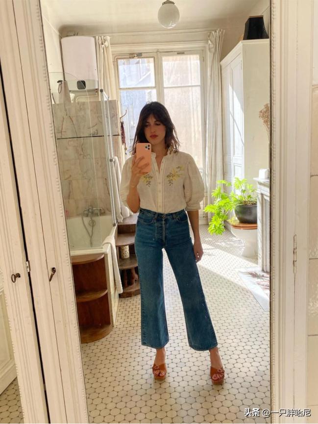 小个子微喇裤显瘦显高,微喇裤秋冬显瘦穿搭