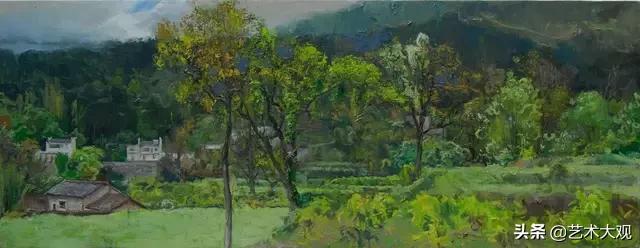 广州美院油画风景写生作品欣赏,播放中国美院风景油画写生视频