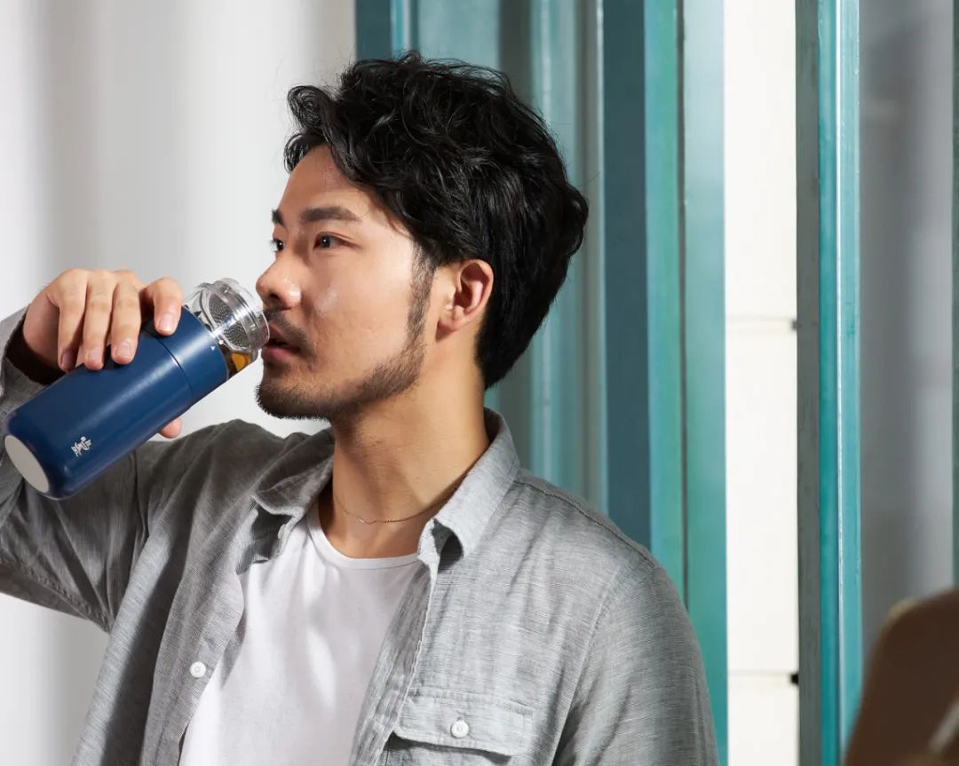 保温杯独立茶仓一键开盖,独立茶仓保温杯可爱