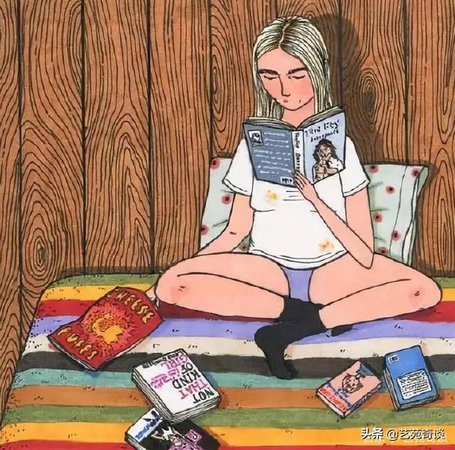 她画出女性在家释放自我的状态，撩动10万粉丝，女网友：像我自己