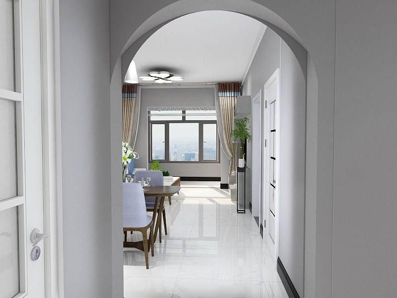 阳光力天装饰怎么样？107平两居室造简单时尚的轻奢现代风格