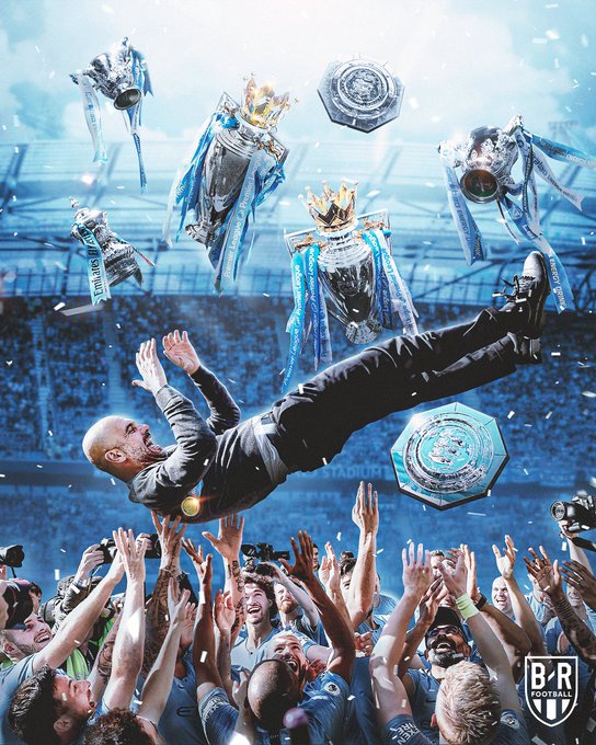 瓜迪奥拉在曼城的无锋阵,瓜迪奥拉我永远支持曼联