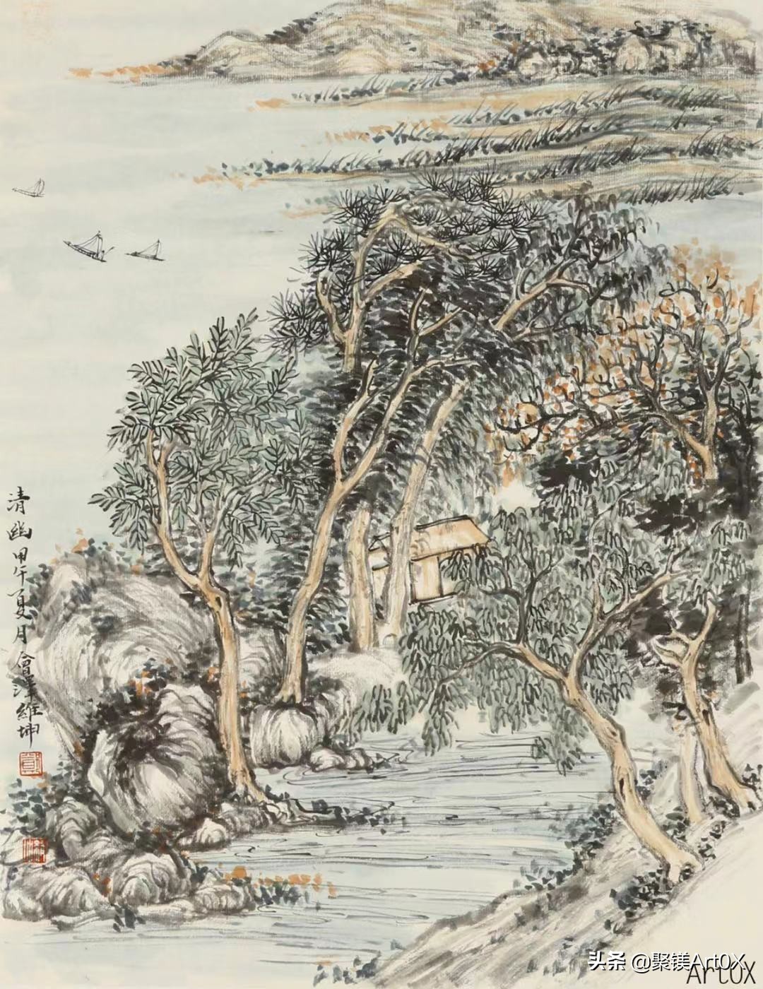 欣赏中国画的时候,雅与俗的理论,你了解多少呢?丨聚镁Art0X